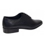 Pantofi barbati eleganti din piele naturala de culoare negru lac - GKR200LN